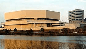 They play here. It doesn't look like a Mayan pyramid, but it's a pretty good place to watch a game.