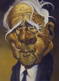 His face looks like the road most taken.